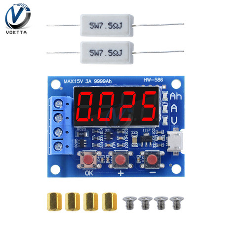 18650 Lithium Battery Power Supply Test ZB2L3 Battery Tester LED Digital Display Resistance Lead-acid Capacity Discharge Meter ► Photo 1/6