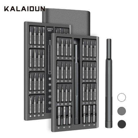 KALAIDUN Screwdriver Set 63 In 1 Precision Screw Driver Torx Bit Magnetic Hex Phillips Bits Mobile Phone Laptop Repair Tools Kit ► Photo 1/6