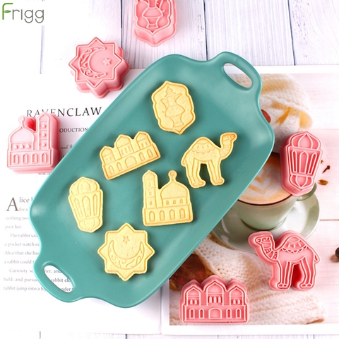 EID MUBARAK Biscuit Mold Cookie Cutters DIY Cake Baking Tools Islamic Muslim Party Decor Al Adha Ramadan Decoration Eid Mubarak ► Photo 1/6