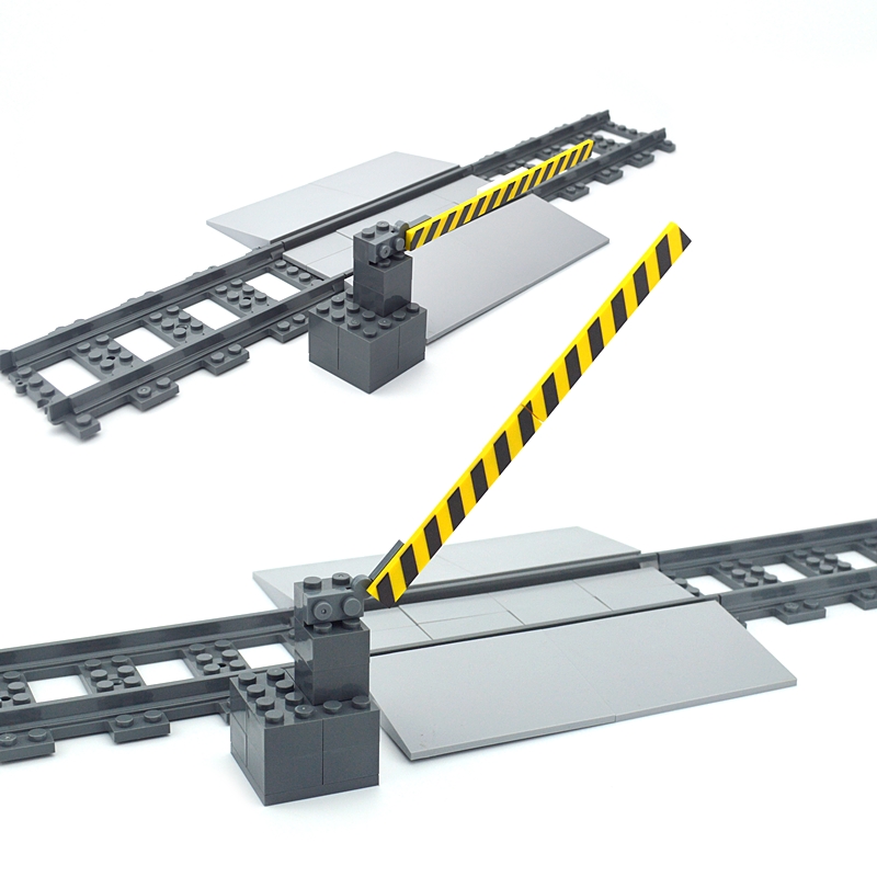 10-100Pcs City Trains Track Rail Straight Rails Building Legoed Blocks Bricks 