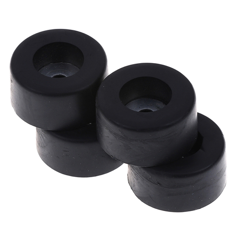 4pcs Durable Black 38mm x 19mm Large Case Speaker Cabinets Rubber Feet Damper Pad Base ► Photo 1/6