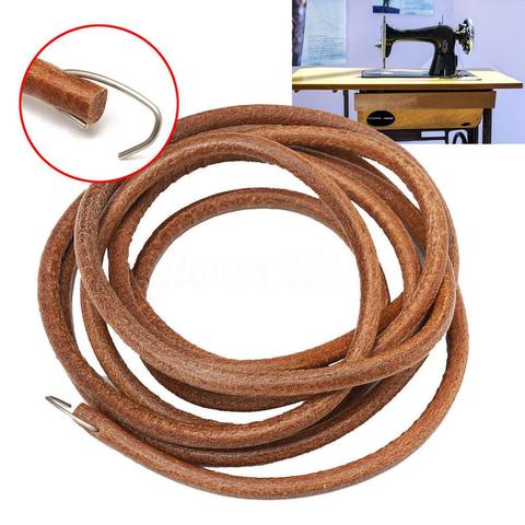 2pcs Leather Belt Treadle Parts With Hook Sewing Machine Household  Old Sewing with Hook Machines Accessory ► Photo 1/6