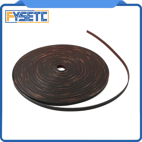 GATES-LL-2GT 2GT Belt Opened Fiberglass Rubber GT2 Timing Belt 2GT-6 L 2M 5M Width 6mm For Prusa I3 MK3 MK3S  Ender-3 CR10 ANET ► Photo 1/5