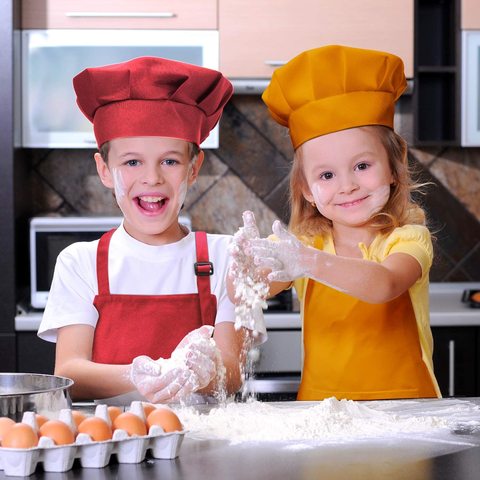 Children Front Pocket Bib Apron Kid Boys Girls Apron Kitchen Child Craft Kids Apron Child Painting Cooking Baby Pinafore ► Photo 1/6