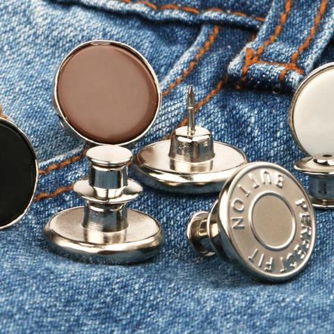 2pcs Random Button Extender For Pants Jeans Free Sewing Adjustable