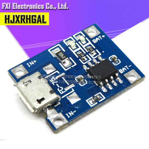 5PCS USB 5V 1A TP4056 Lithium Battery Charger Module Charging Board With Protection Dual Functions 1A Li-ion ► Photo 1/3