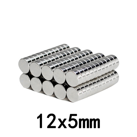 10/20/50/100pcs 12x5 mm Powerful Magnets 12mmx5mm Permanent Round Magnet 12x5mm Neodymium Magnet Super Strong magnetic 12*5 mm ► Photo 1/4