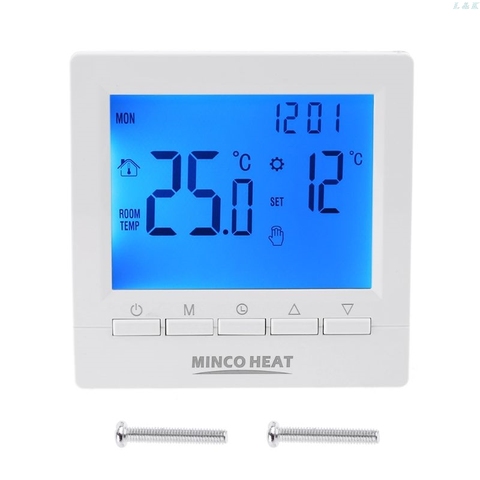 Digital Gas Boiler Thermostat 3A Weekly Programmable Room Temperature Controller L29K ► Photo 1/6