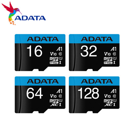 ADATA A1 Memory Card 128GB V10 64GB Flash Card 32GB 16GB Micro SD Card Class10 UHS-1 Memory Microsd Card For Phone ► Photo 1/5