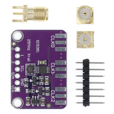 DC 3V-5V CJMCU-5351 Si5351A Si5351 I2C Clock Generator Breakout Board Module Signal Generator Clock 8KHz-160MHz ► Photo 1/6