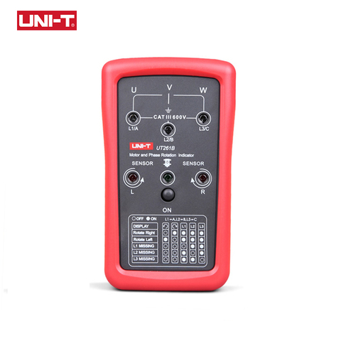 UNI-T UT261A UT261B Phase Sequence Tester Missing Phase Meter Motor Rotation Indicator AC 40 700V 90 600V ► Photo 1/6