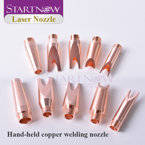 Startnow Laser Cutting Nozzle for Penta WSX Handheld Welding Machine Laser Nozzle M8 H32 H34 H35 Hand-held Copper Welding Nozzle ► Photo 1/6