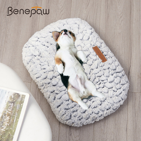 Benepaw Autumn Winter Warm Dog Bed Soft Comfortable Thick Plush Antislip Puppy Pet Mat Cushion For Small Medium Large Dogs Cats ► Photo 1/6