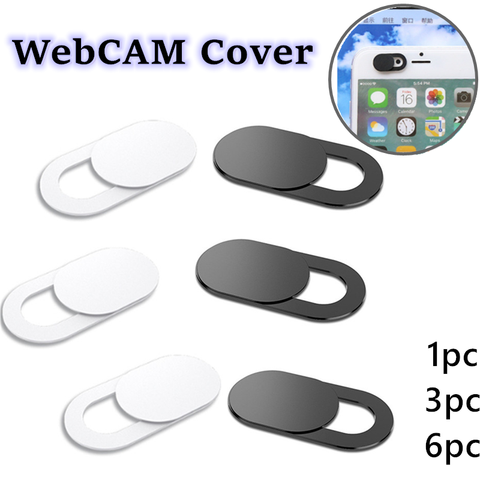 Camera cover For laptops iPad Macbook PC Tablet Shutter Magnet Slider mobile phone lens webcam Cover lenses Privacy Sticker ► Photo 1/6