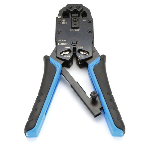 Multi-function cable clamp 10P10C crystal head cable clamp 10 core crimping pliers Crimping Tool network Repair Tool ► Photo 1/6