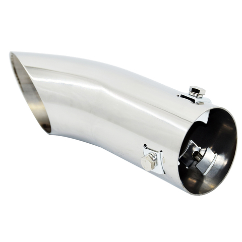 Universal Car Stainless Steel Exhaust Pipe Silencer Muffler End Tip 59mm ► Photo 1/5