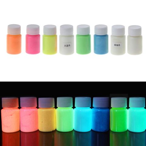 Glow in The Dark Liquid Luminous Pigment Non-Toxic for Paint Nails Resin Makeup DIY Resin Molds Jewelry Making Tools ► Photo 1/6