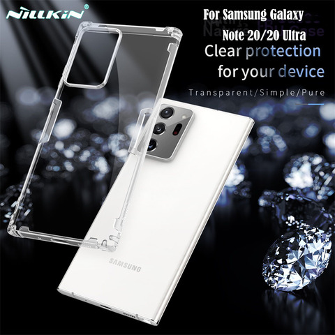 For Samsung Galaxy Note 20 Ultra Case Cover Nillkin Nature Transparent Case Clear Soft Silicon TPU Back Cover For Samsung Note20 ► Photo 1/6