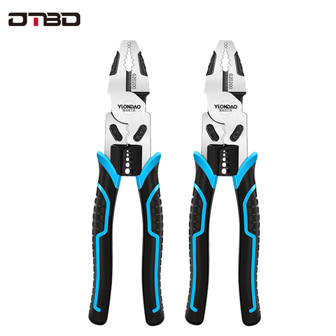 Industrial Grade Wire Pliers Set Stripper Crimper Cutter Needle Nose Nipper Wire Stripping Crimping Multifunction Hand Tools ► Photo 1/6