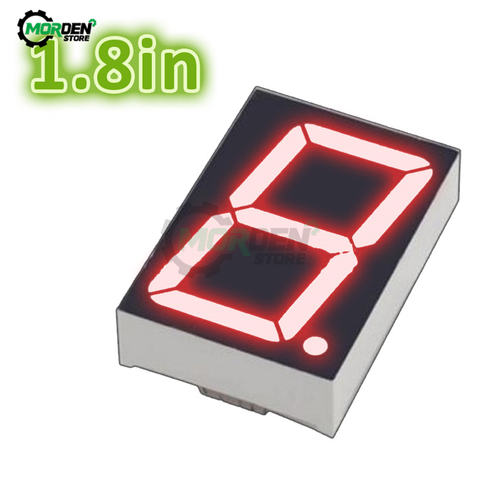 1.8 Inch LED Module Common Cathode 10 Pin 1 Bit 7 Segment 2.2 x 1.5 x 0.43 Inch Red LED Display Digital Tube ► Photo 1/3