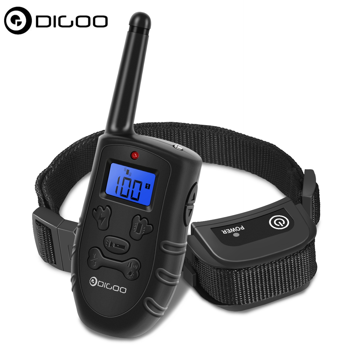zoals dat onze waarom niet Buy Online Digoo DG-PPT1 Rechargeable Electronic Dog Collar Dog Trainings  Beep/Vibration/Static Stimulation Stop Barking 330 Yds ALL Size Alitools