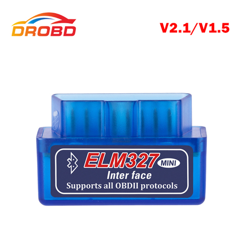 Super Mini ELM327 Bluetooth V2.1 / V1.5 OBD2 Scanner Car Diagnostic Tool ELM 327 Bluetooth for Android Automotive Scanner ► Photo 1/6