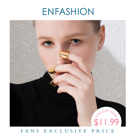 ENFASHION Punk Nails Ring Finger Rings For Women Accessories Gold Color Creative Ring Fashion Jewelry Gift Dropshipping R194024 ► Photo 1/6