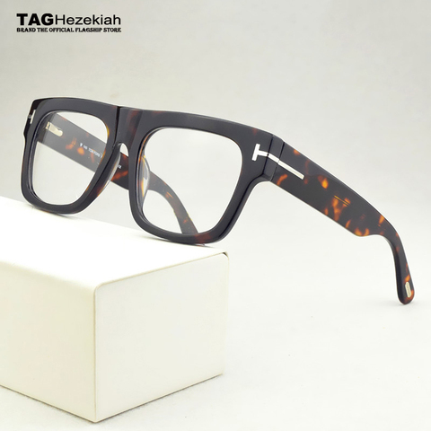 2022 Brand Square eyeglasses women optical glasses frame men Big box myopia prescription transparent spectacle frames TF5634-B ► Photo 1/6