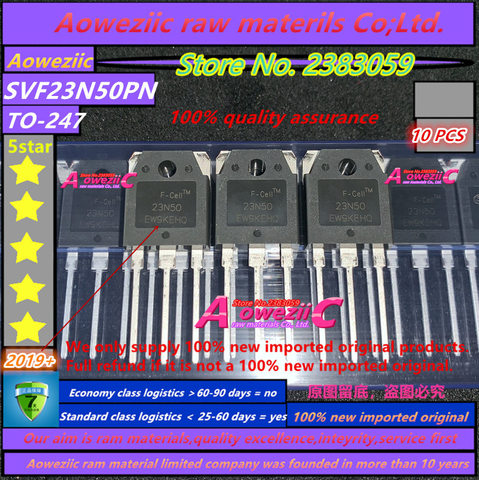 Aoweziic   2022+  100% new imported original SVF23N50PN SVF23N50 23N50 TO-247 FET 23A 500V for MOS welding machine ► Photo 1/2