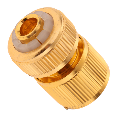 Threaded Brass Garden Hose Tap Connector Garden Water Pipe Quick Connectors for Watering Irrigation System 1/2