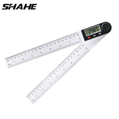 shahe 200 mm digital angle ruler plastic digital protractor inclinometer Electron Goniometer Protractor Angle finder meter ► Photo 1/6