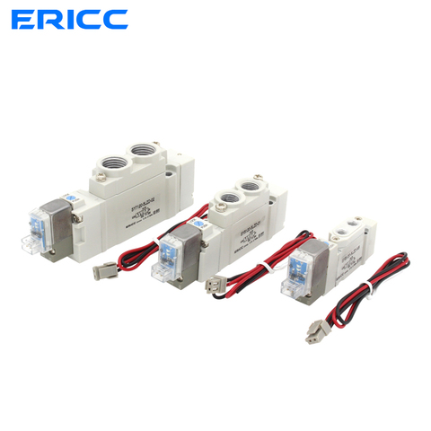 High Quality SMC Type 5 port 2 Solenoid Valve SY3120 SY5120 SY7120-4LZD/5LZD/6LZD Normal Close Internal Pilot Automation Valve ► Photo 1/6