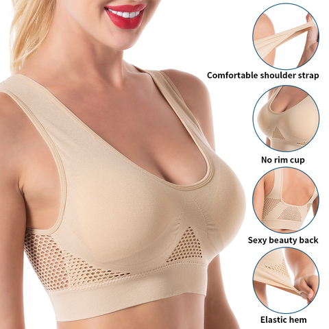 Seamless Bras For Women Large Size Top Comfortable No Wire Push Up