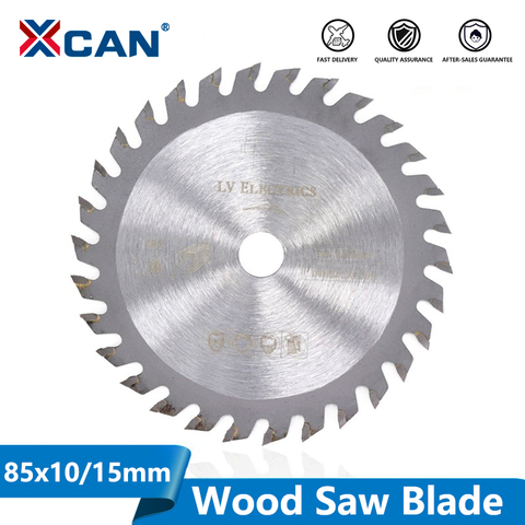 XCAN Mini Circular Saw Blade 1pc 85x10/15mm 24T 30T 36T High Quality Wood Cutting Blade Carbide Tipped Cutting Disc ► Photo 1/6