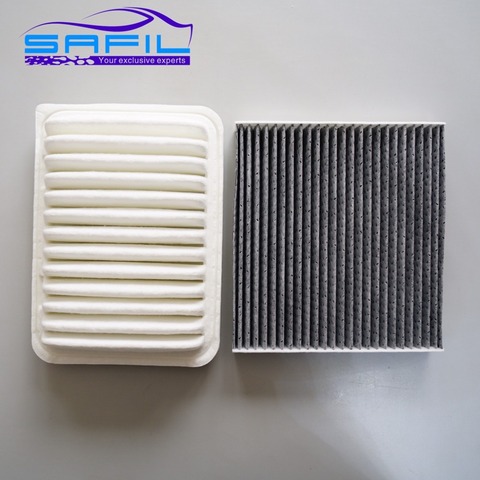 2Pcs Engine Air Filter&Cabin Air Filter For Toyota Corolla Yaris Matrix 2008-2022 17801-21050 87139-YZZ0 87139-50100 ► Photo 1/1