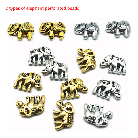 25pcs charm small animal elephant beads for jewelry making DIY handmade bracelet necklace accessories wholesale ► Photo 1/6