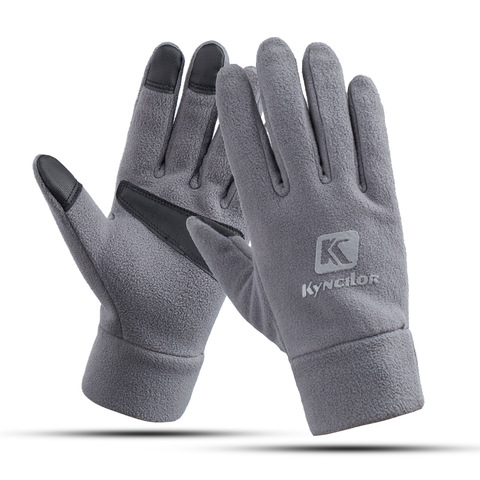Men Women Winter Thermal Fleece Touchscreen Gloves Cycling Gloves For Hiking Camping Skiing Running ► Photo 1/6