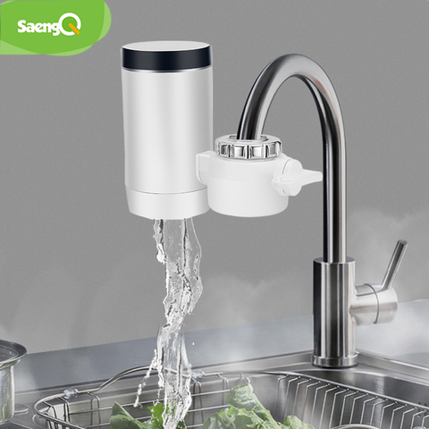 saengQ Kitchen Electric Water Heater Tap Instant Hot Water Faucet Heater Cold Heating Faucet Tankless Instantaneous Water Heater ► Photo 1/6