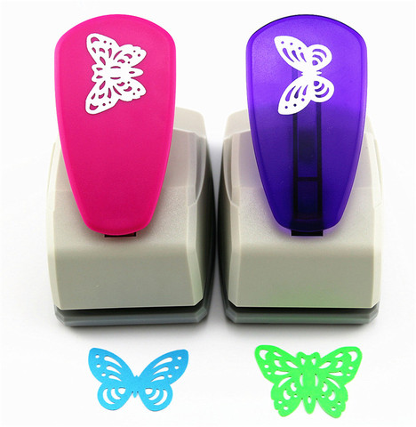 1pc Big Butterfly 5cm Craft Hole Punch Furador Eva Foam Puncher Kids Toys Diy Paper Cutting Machine Scrapbooking Tools Embossing ► Photo 1/6