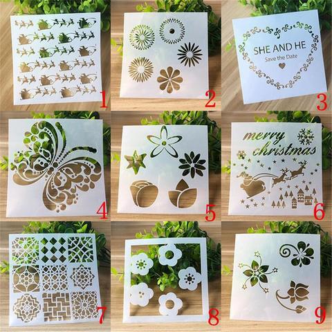 1 Pcs Stencil Bullet Journal supplies for painting accessories Templates Student Openwork Template Embossing For Scrapbooking ► Photo 1/6