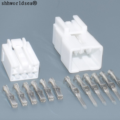 shhworldsea 6 Pin 2.2mm  MG651044 MG 651044 Automotive Wire Connector Female Male Socket ► Photo 1/5