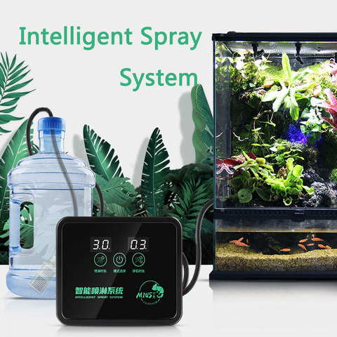 Intelligent Spray System Touch Screen Sprinkler System Tropical Rain Forest Ecological Cylinder Sprinkler  Misting System ► Photo 1/6