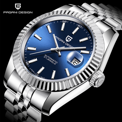 PAGANI DESIGN Men Mechanical Watch Top Brand Luxury Automatic Watch Sport Stainless Steel Waterproof Watch Men relogio masculino ► Photo 1/6