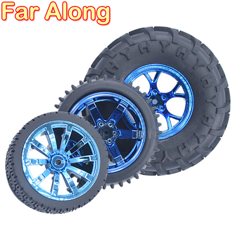 Diameter 65MM/85MM/130MM toy car rubber wheels Use For DIY Toy Car Or Micro Motor ► Photo 1/5