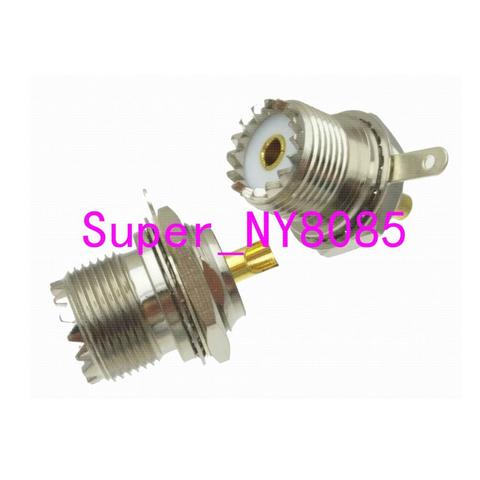 Connector SO239 UHF female Jack bulkhead solder cup desk mount RF COAXIAL ► Photo 1/4