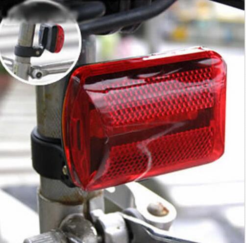 Bicycle Bike Cycling Brake Light Red LED Tail Light Safety Warning Light New! 