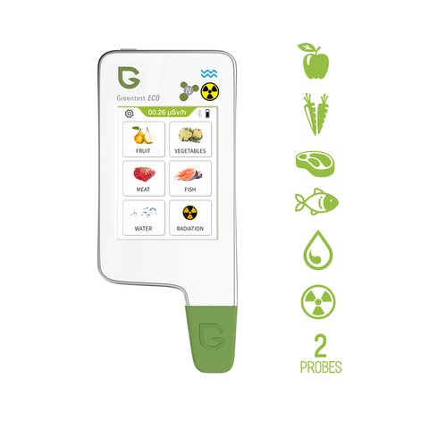 Greentest-ECO6 Updated Home Kitchen Nitrate Tester Detector Radiation TDS Water with  Bluetooth Function and Capacitive Screen ► Photo 1/6