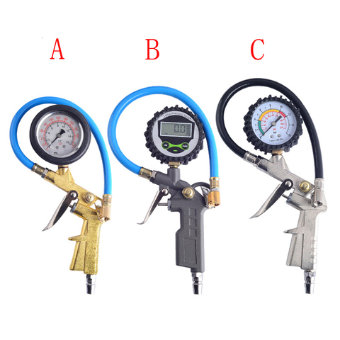 Car Tire Pressure Gauge Tire Pressure Gun Pressure Gauge Digital Tire Pressure Detection Table Pressure Gauge Filling Air Gun ► Photo 1/6