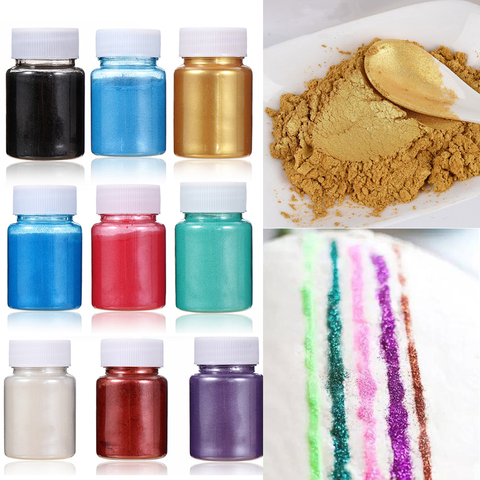 5/15g Edible Gold Powder Glitter Powder Silver Pearl Powder Baking Color Dust Mousse Cake Fondant Macaron Chocolate Decoration ► Photo 1/6