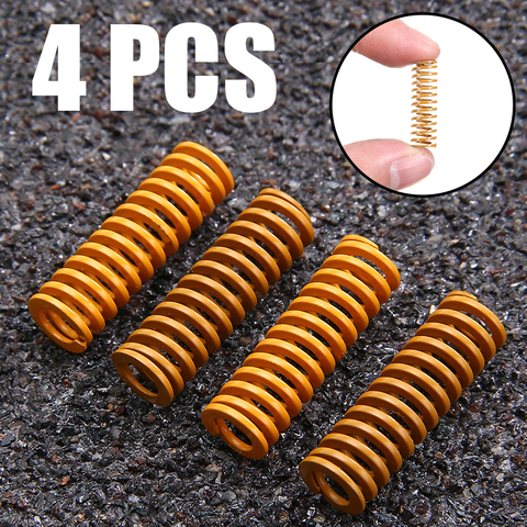 4 Pcs Ultimate Upgraded Heated Bed Flat Springs For Creality Ender 3 Pro CR-X CR-10 S CR-X CR-10 Mini CR-20 ► Photo 1/6